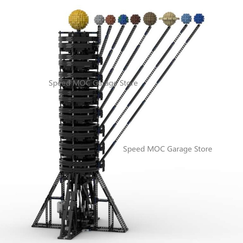 Solar System Orrery - MOC-38774 Model Tata Surya Mekanis 8