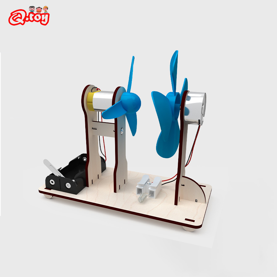 Science Project Kit - Model Generator penggerak angin DIY, arloji