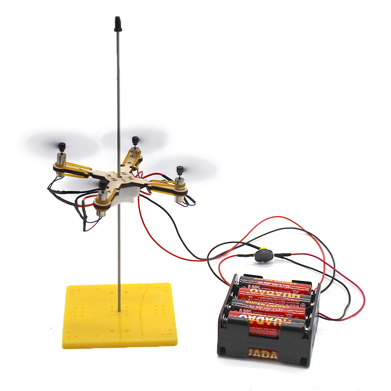 Science Diy Model - 1 Buah Model Drone DIY Mainan