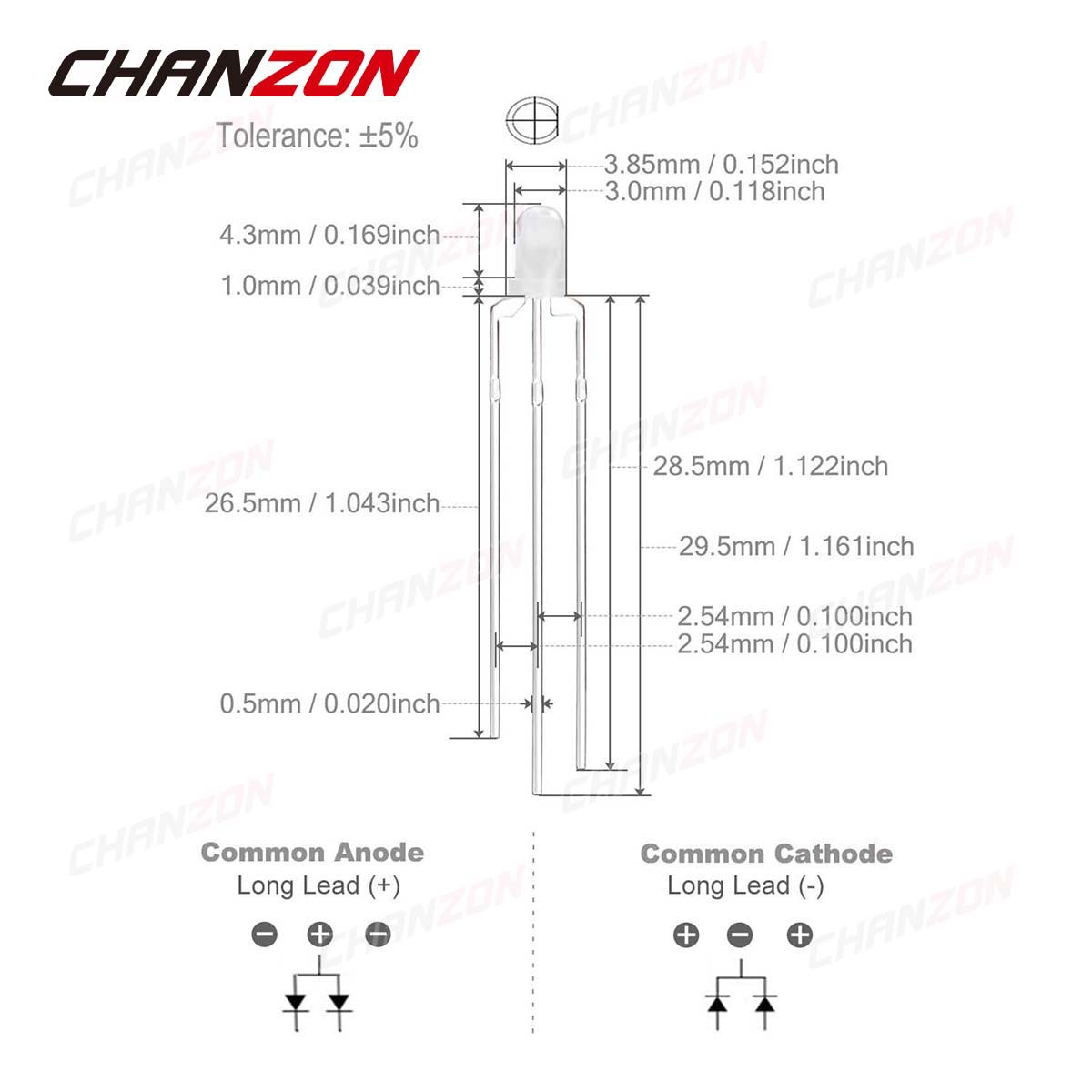 Bicolor 3 Mm Lampu LED Diode P - Hobby Is Science ulasan dan harga
