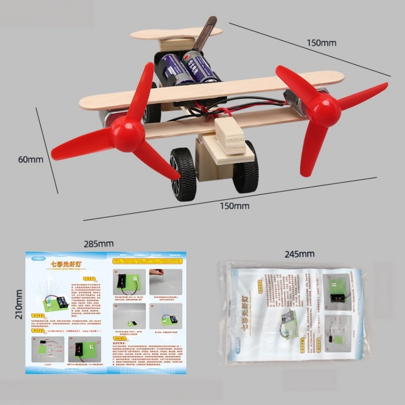 1-3Pcs Glider Baling-Baling Ga - Science Project Kit ulasan dan harga