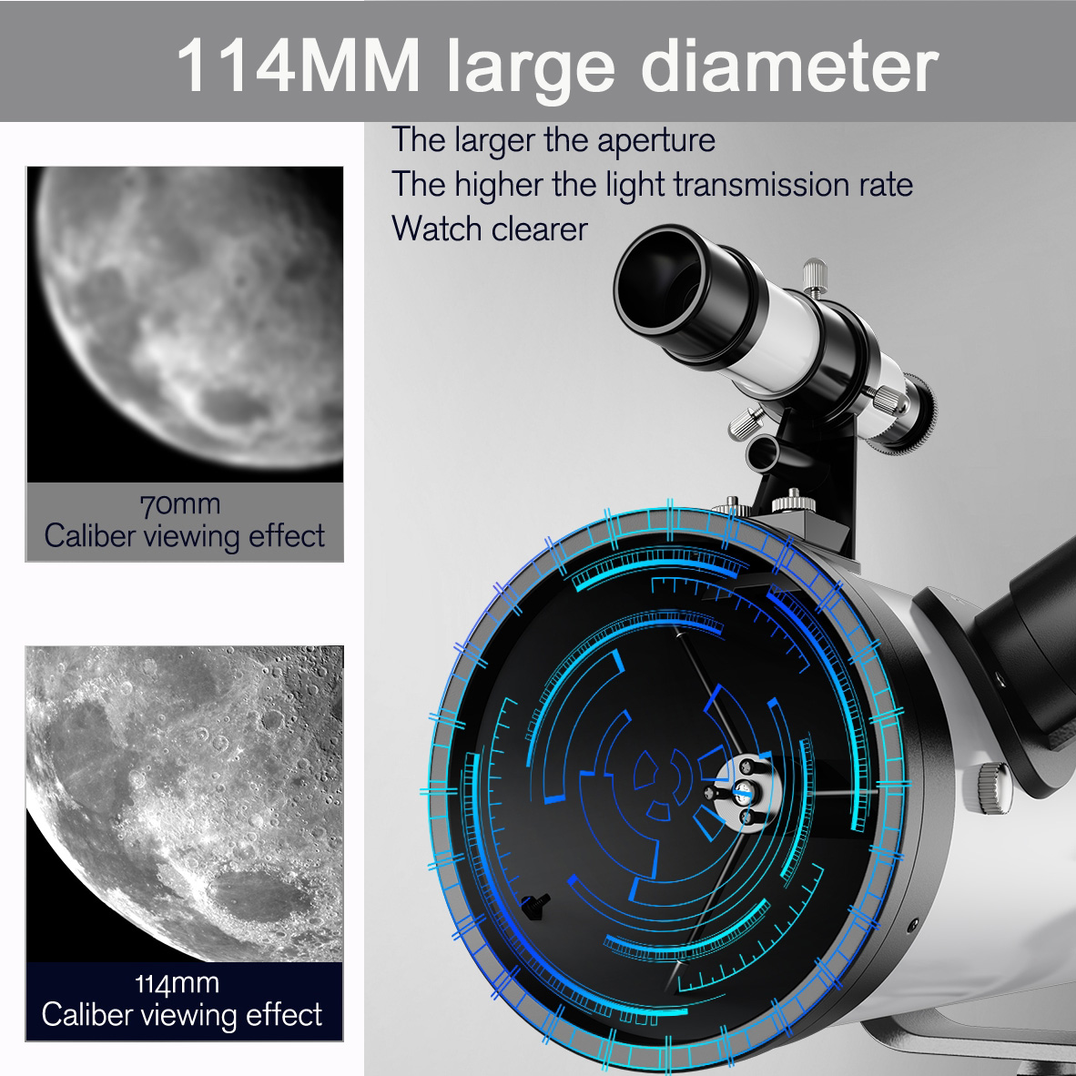 Teleskop astronomi profesional - National Geographic Telescope 114Mm ulasan dan harga
