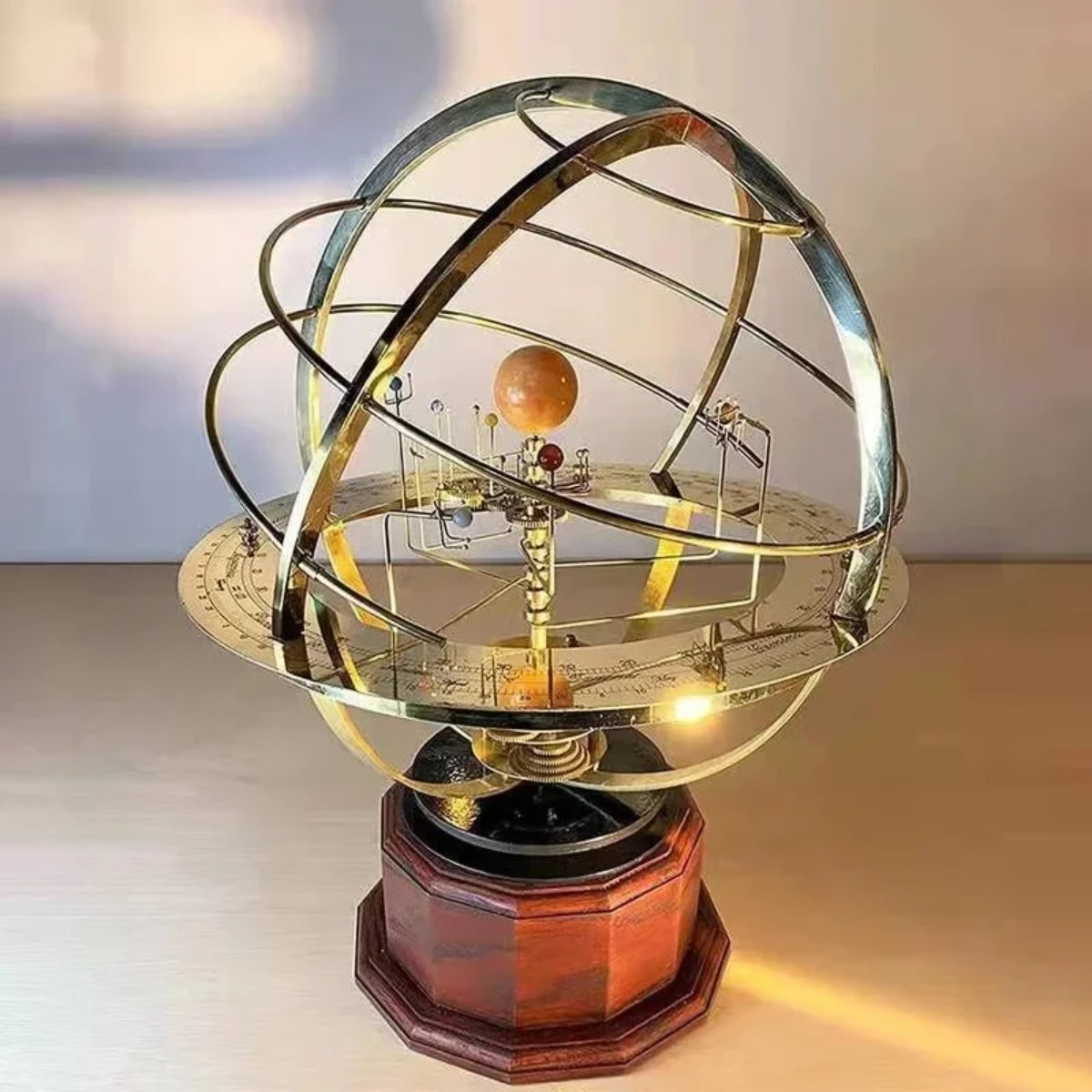 Model Tata Surya Mekanik Logam - Solar System Orrery ulasan dan harga