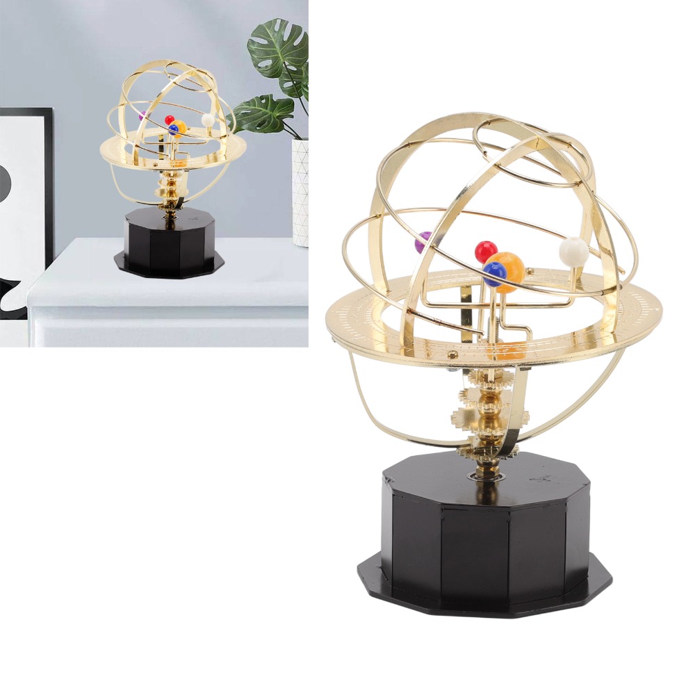 Model Tata Surya Berlapis Emas - Solar System Orrery ulasan dan harga