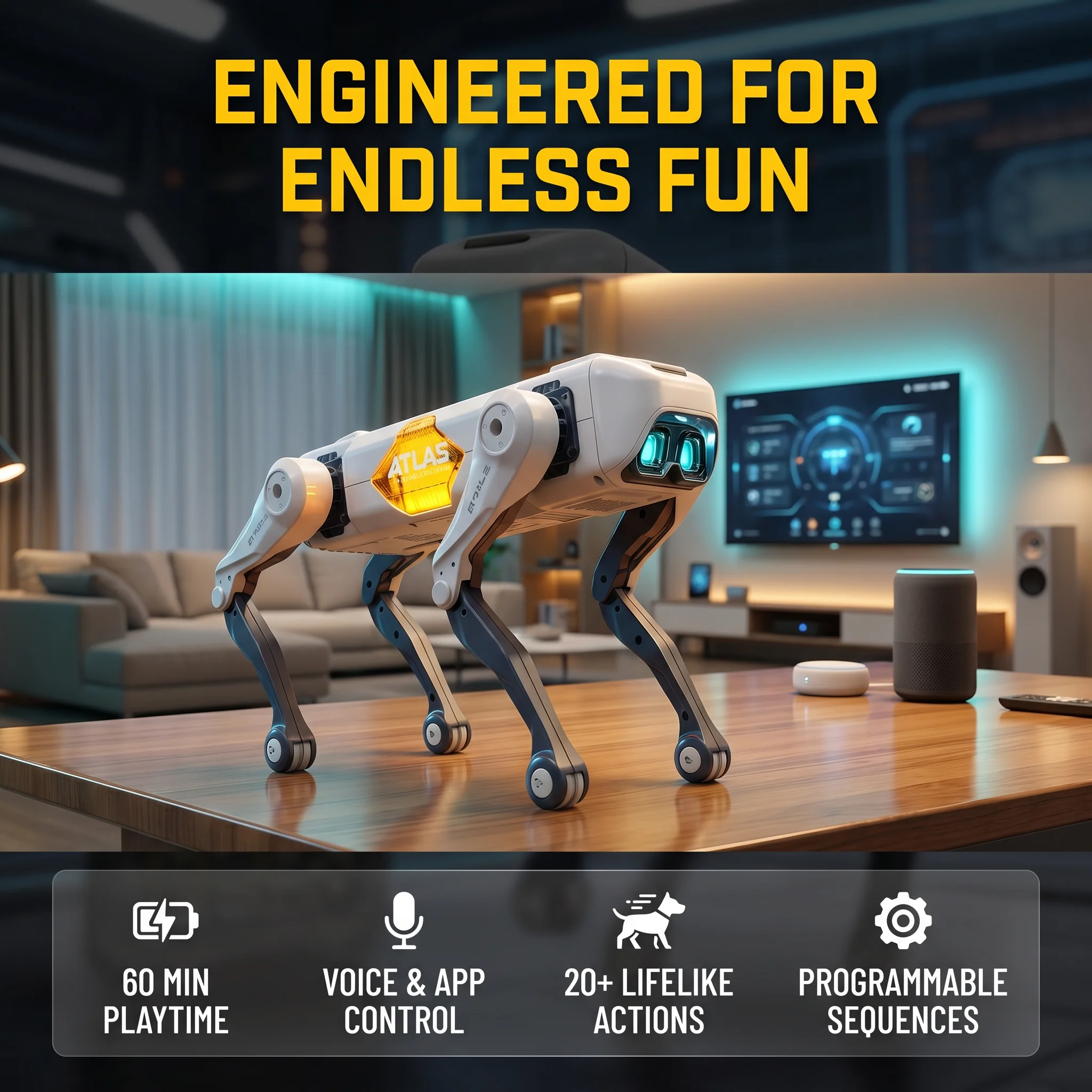 Robot Anjing Pintar AI, Kontro - Science Robotics ulasan dan harga