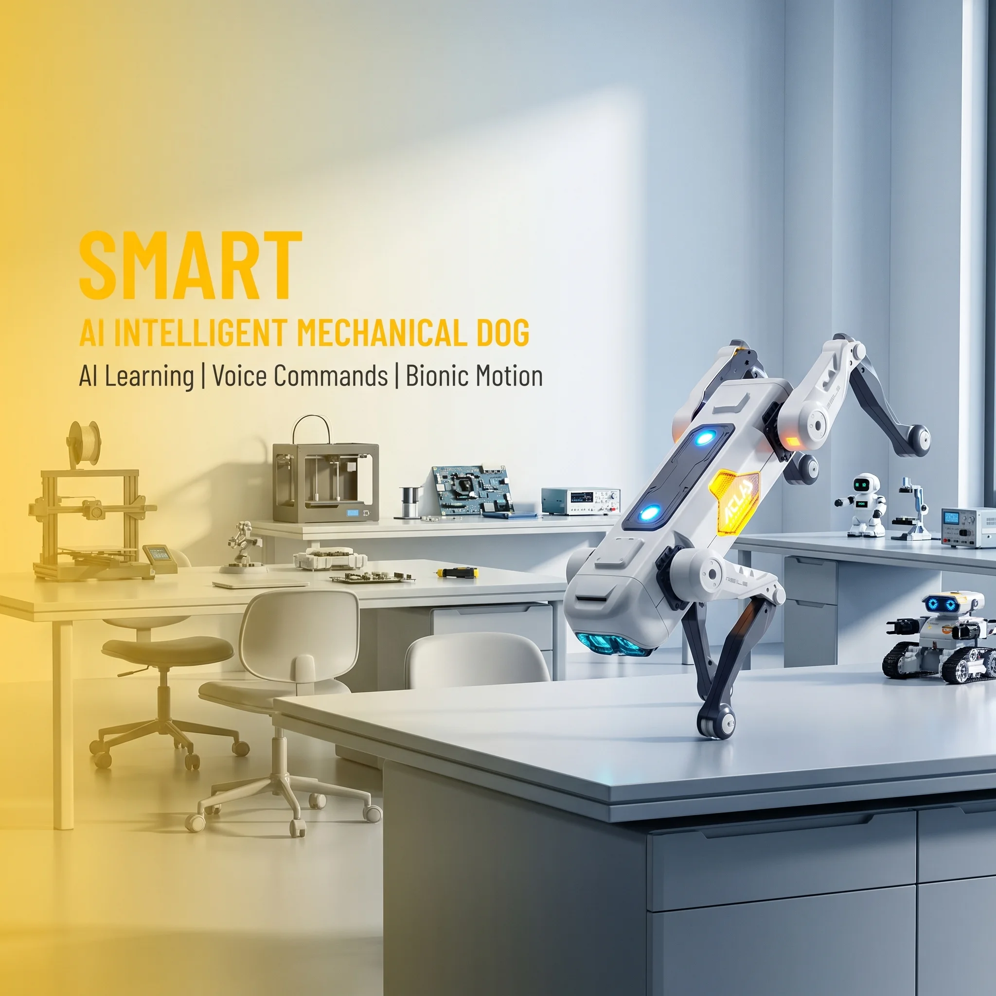 Robot Anjing Pintar AI, Kontro - Science Robotics ulasan dan harga