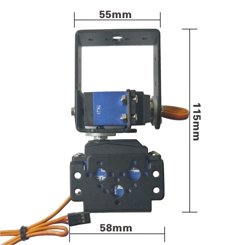2 DOF robotik Pan dan Tilt Ser - Science Robotics ulasan dan harga