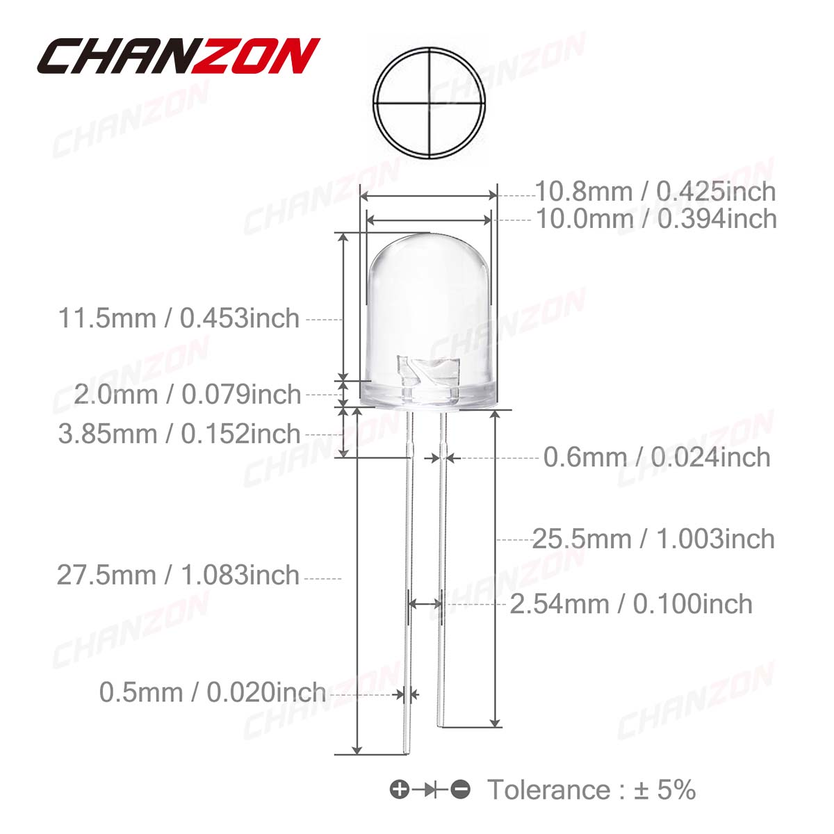 10 Buah 10Mm IR LED Diode Pema - Hobby Is Science ulasan dan harga