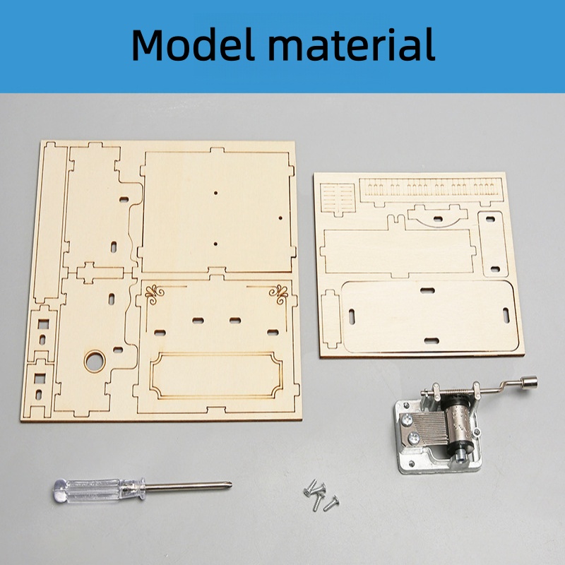 Piano Putar Manual DIY untuk A - Science Diy Model ulasan dan harga